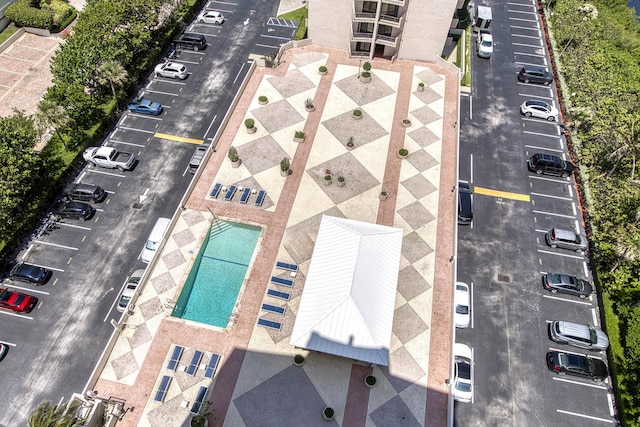 4200 N Ocean Dr Unit 1-1405, Singer Island, FL 33404 - drone / aerial view of a pool area