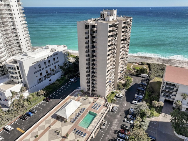 4200 N Ocean Dr Unit 1-1405, Singer Island, FL 33404 - bird's eye view of expansive beach and apartment complex