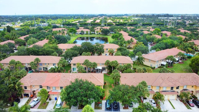 212 River Bluff Ln, Royal Palm Beach, FL 33411 - aerial view of residential area featuring a nearby body of water
