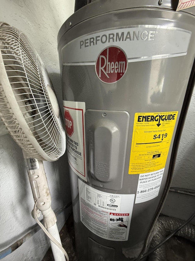 3901 Neptune Dr SE, Saint Petersburg, FL 33705 - detailed view of electric water heater
