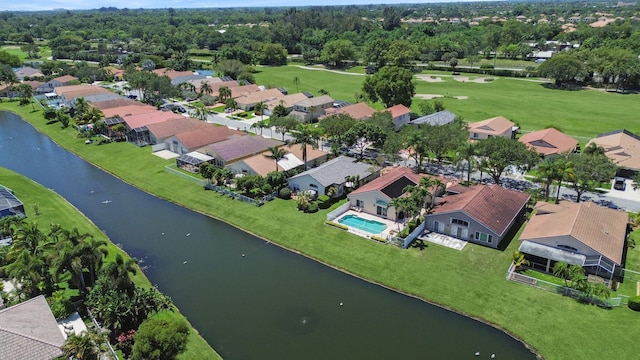 6287 Grand Cypress Cir, Lake Worth, FL 33463 - aerial view of residential area with a nearby body of water
