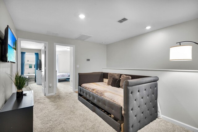 6340 Sailpointe Ln, West Palm Beach, FL 33413 - bedroom featuring carpet flooring, baseboards, and recessed lighting