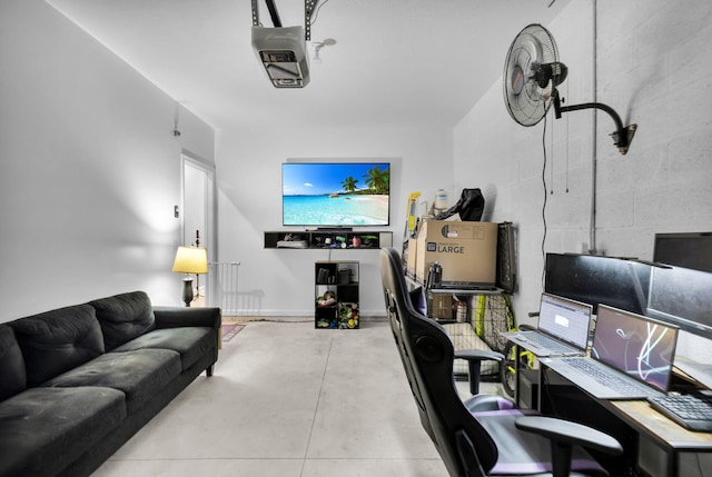 6340 Sailpointe Ln, West Palm Beach, FL 33413 - office with finished concrete floors