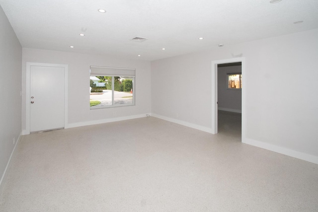 214 SW 3rd St, Boca Raton, FL 33432 - unfurnished room featuring recessed lighting and baseboards