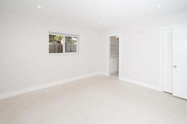 214 SW 3rd St, Boca Raton, FL 33432 - empty room with recessed lighting and baseboards