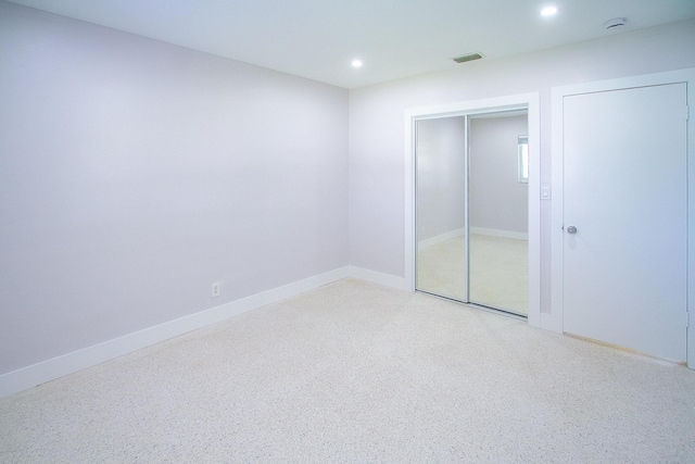 214 SW 3rd St, Boca Raton, FL 33432 - unfurnished room with recessed lighting, baseboards, and a smoke detector
