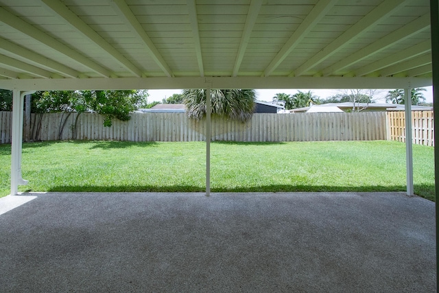214 SW 3rd St, Boca Raton, FL 33432 - view of yard with a patio area