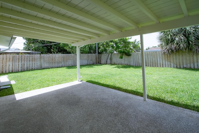 214 SW 3rd St, Boca Raton, FL 33432 - view of yard with a patio area