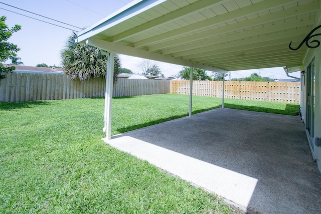 214 SW 3rd St, Boca Raton, FL 33432 - view of yard featuring a patio area