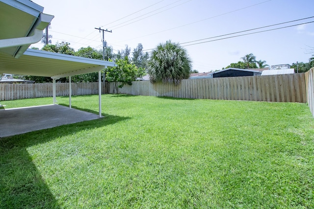 214 SW 3rd St, Boca Raton, FL 33432 - view of yard with a patio area