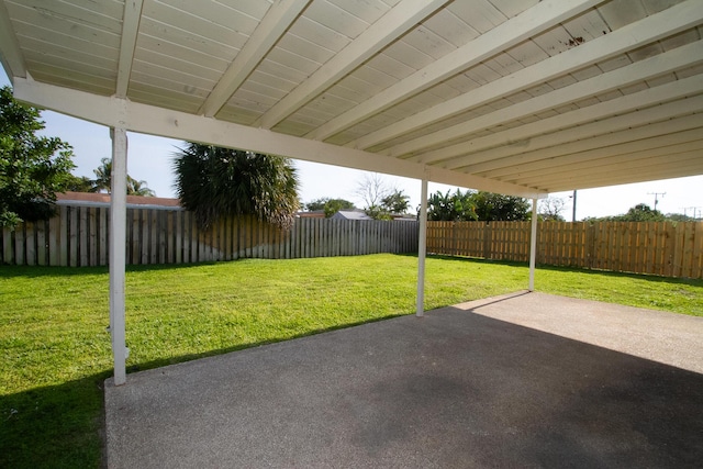 214 SW 3rd St, Boca Raton, FL 33432 - view of yard featuring a patio