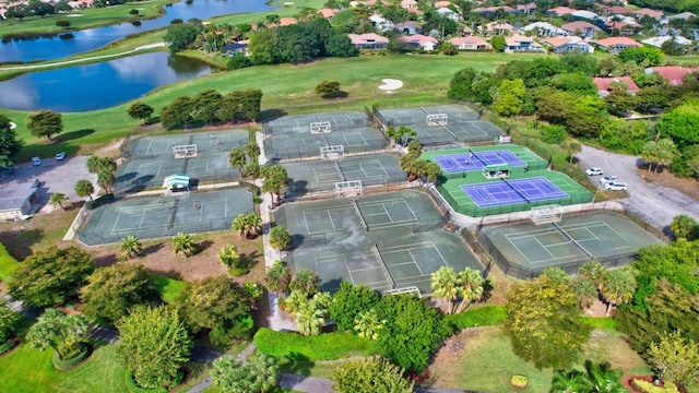 11650 Briarwood Cir Unit 2, Boynton Beach, FL 33437 - aerial overview of property's location with a large body of water and a golf club