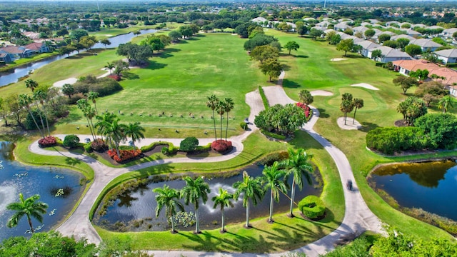 11650 Briarwood Cir Unit 2, Boynton Beach, FL 33437 - aerial view of property and surrounding area with a nearby body of water, a local golf course, and nearby suburban area