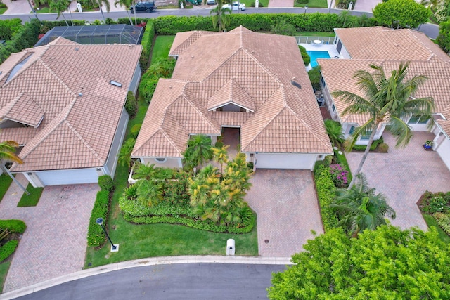 3321 Southern Cay Dr, Jupiter, FL 33477 - view from above of property with a pool area