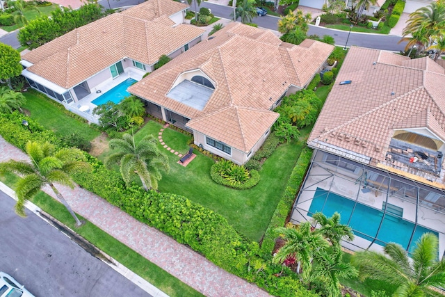 3321 Southern Cay Dr, Jupiter, FL 33477 - view from above of property featuring a pool