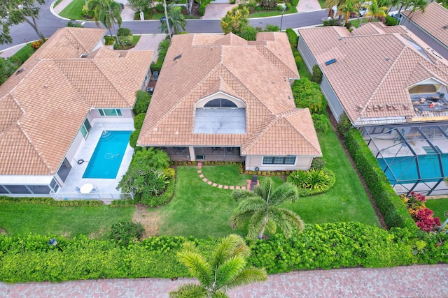 3321 Southern Cay Dr, Jupiter, FL 33477 - aerial view of property and surrounding area with a pool area