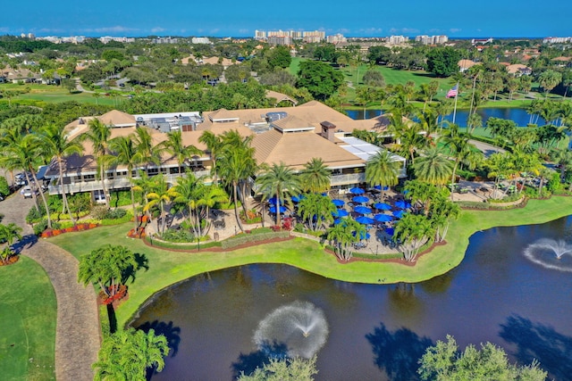 3321 Southern Cay Dr, Jupiter, FL 33477 - aerial view of a nearby body of water and a tree filled landscape