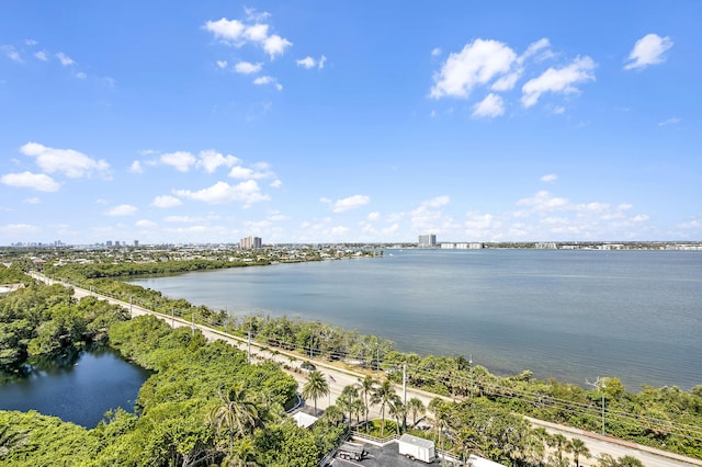 5080 N Ocean Dr Unit 10C, Singer Island, FL 33404 - water view featuring a notable bridge