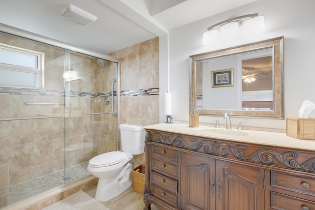 3326 Arcara Way Unit 416, Lake Worth, FL 33467 - bathroom with toilet, vanity, and tiled shower