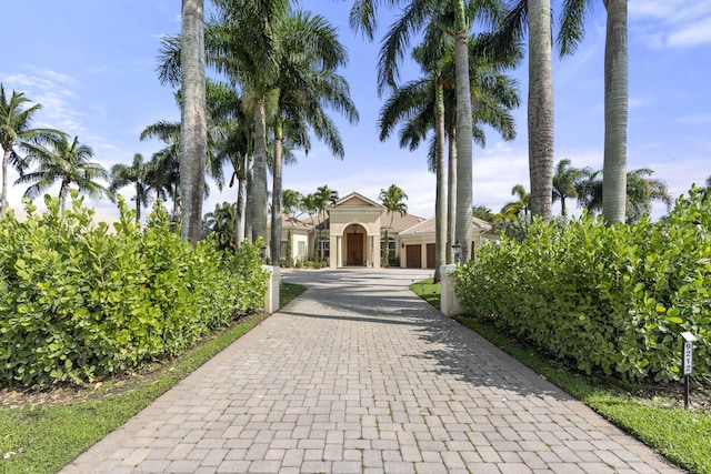 9212 Perth Rd, Lake Worth, FL 33467 - view of front facade with decorative driveway