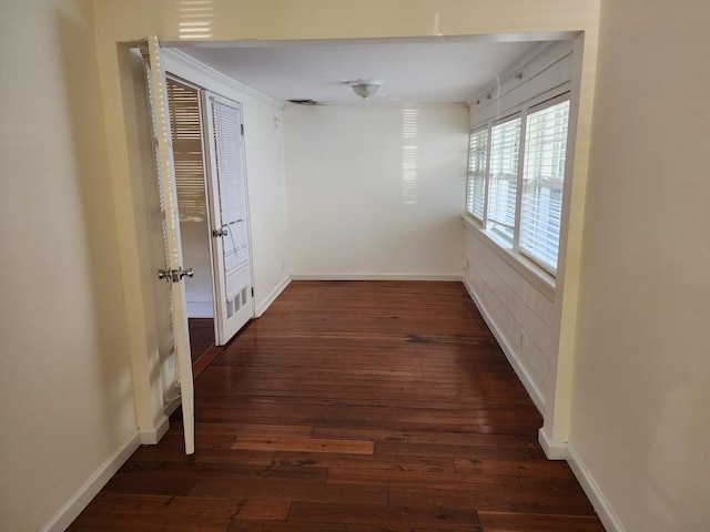 1512 Florida Ave Unit A/B, West Palm Beach, FL 33401 - hall featuring wood-type flooring and baseboards