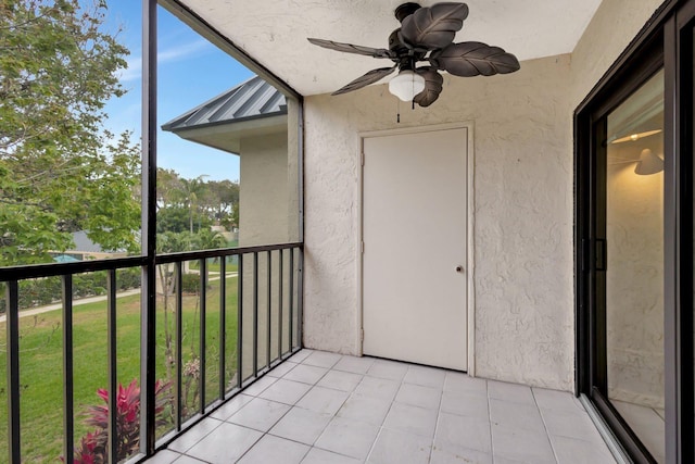 3118 Florida Blvd Unit 204-B, Delray Beach, FL 33483 - balcony with ceiling fan