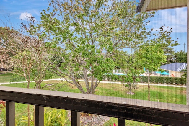 3118 Florida Blvd Unit 204-B, Delray Beach, FL 33483 - view of grassy yard with a balcony