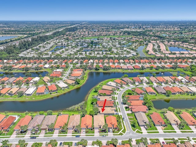 7703 Caprio Dr, Boynton Beach, FL 33472 - view of property location with nearby suburban area and a large body of water