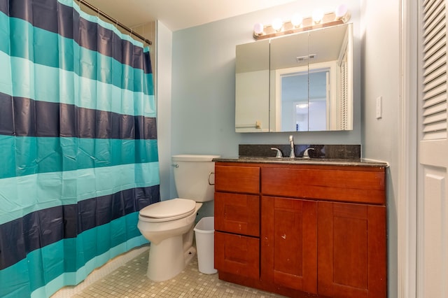 103 Weybridge C Cir Unit C, Royal Palm Beach, FL 33411 - full bath with tile patterned floors, vanity, and a shower with curtain