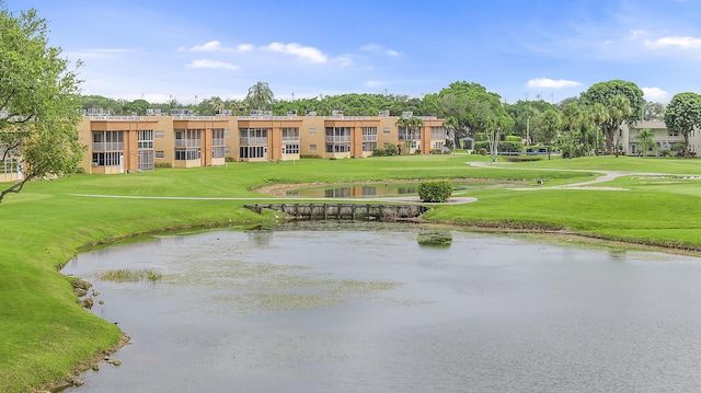 112 Piedmont C, Delray Beach, FL 33484 - water view with a local golf course