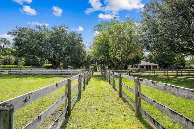 3442 C Rd, Loxahatchee Groves, FL 33470 - view of yard featuring a view of rural / pastoral area