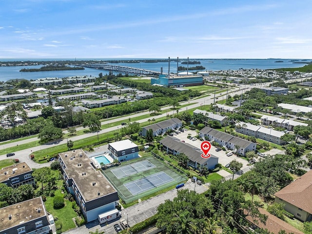 1801 Indian River Blvd Unit B8, Vero Beach, FL 32960 - drone / aerial view of a notable bridge and a large body of water