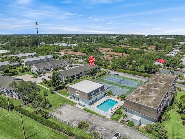 1801 Indian River Blvd Unit B8, Vero Beach, FL 32960 - bird's eye view of a pool