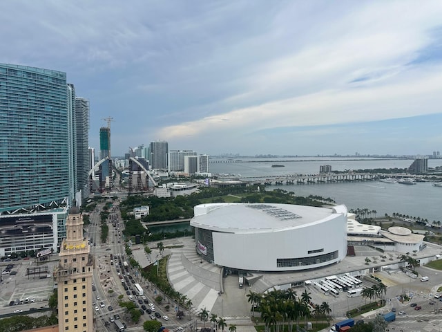 398 NE 5th St Unit 2503, Miami, FL 33132 - city view with a large body of water