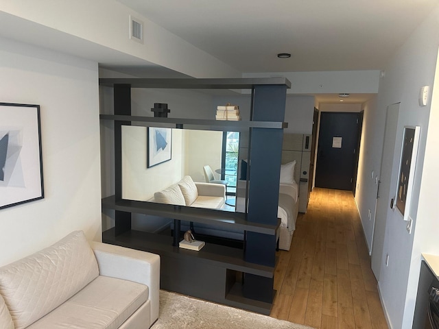 398 NE 5th St Unit 2503, Miami, FL 33132 - living area with wood-type flooring
