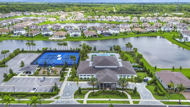 3181 Streng Ln, Royal Palm Beach, FL 33411 - aerial view of residential area featuring a large body of water