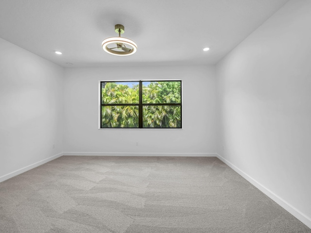 3181 Streng Ln, Royal Palm Beach, FL 33411 - carpeted spare room featuring recessed lighting and baseboards