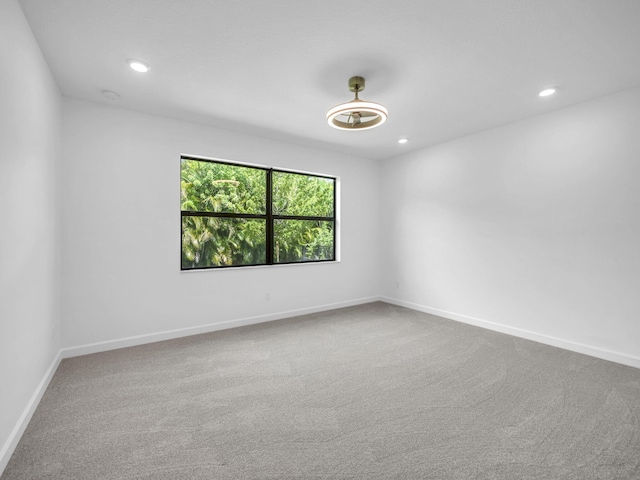 3181 Streng Ln, Royal Palm Beach, FL 33411 - empty room with carpet, recessed lighting, and baseboards