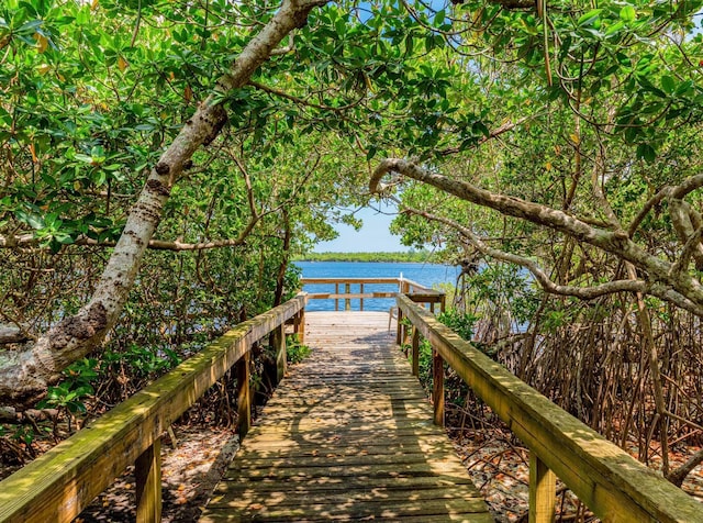 5642 SE Riverboat Dr Unit A5-120, Stuart, FL 34997 - dock area featuring a water view