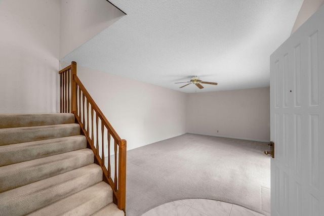 5642 SE Riverboat Dr Unit A5-120, Stuart, FL 34997 - staircase featuring carpet floors and ceiling fan
