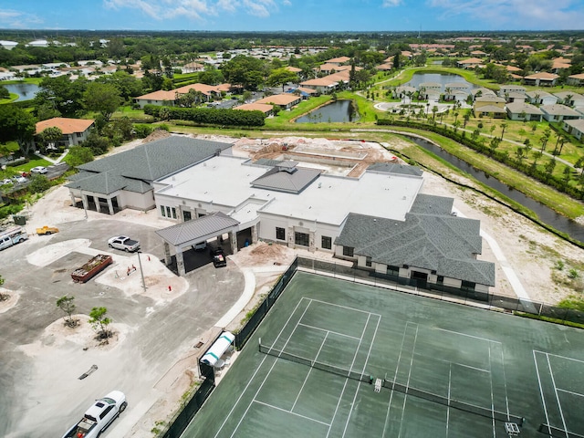 5890 Sugar Palm Ct Unit E, Delray Beach, FL 33484 - aerial view of residential area featuring a nearby body of water