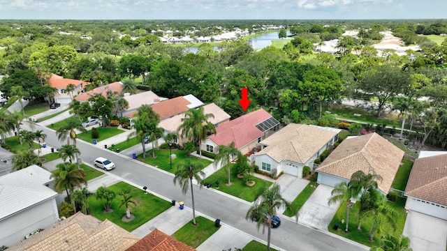 2045 SW Olympic Club Ter, Palm City, FL 34990 - aerial perspective of suburban area featuring a nearby body of water