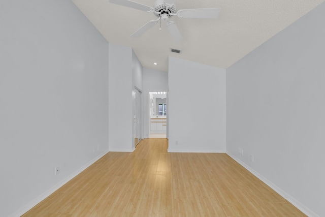 2281 SW Olympic Club Ter, Palm City, FL 34990 - unfurnished room featuring light wood-type flooring, baseboards, and a ceiling fan