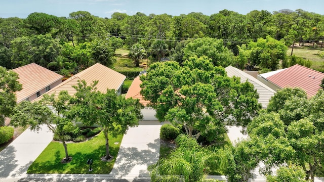 2281 SW Olympic Club Ter, Palm City, FL 34990 - view from above of property featuring a heavily wooded area