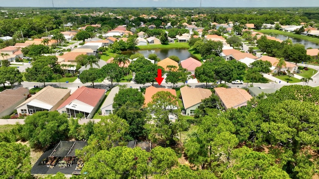 2281 SW Olympic Club Ter, Palm City, FL 34990 - aerial perspective of suburban area featuring a nearby body of water