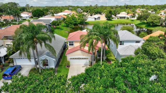 2274 SW Olympic Club Ter, Palm City, FL 34990 - aerial perspective of suburban area featuring a nearby body of water