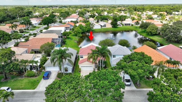 2274 SW Olympic Club Ter, Palm City, FL 34990 - aerial perspective of suburban area with a large body of water
