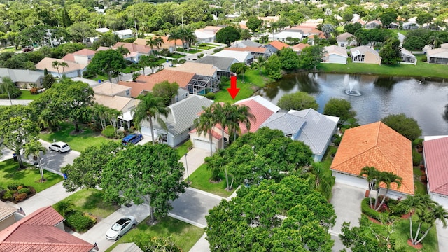 2274 SW Olympic Club Ter, Palm City, FL 34990 - aerial perspective of suburban area with a nearby body of water
