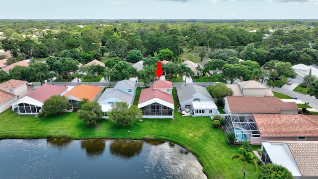 2274 SW Olympic Club Ter, Palm City, FL 34990 - aerial view of residential area with a large body of water