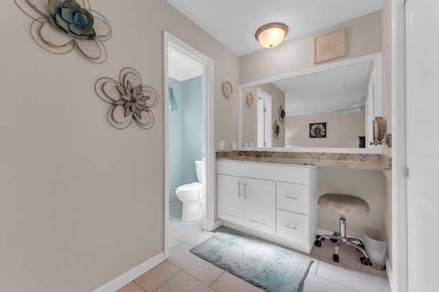 8858 SW 8th St, Boca Raton, FL 33433 - bedroom featuring carpet floors, connected bathroom, and a ceiling fan